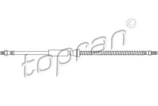Przewód hamulcowy elastyczny TOPRAN 300 685