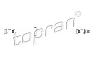 Przewód hamulcowy elastyczny TOPRAN 302 258