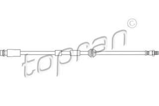 Przewód hamulcowy elastyczny TOPRAN 302 795