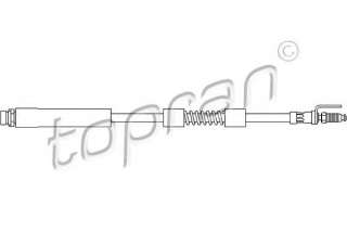 Przewód hamulcowy elastyczny TOPRAN 303 980