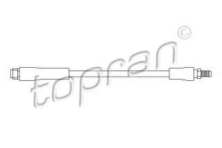 Przewód hamulcowy elastyczny TOPRAN 400 425