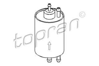 Filtr paliwa TOPRAN 401 033