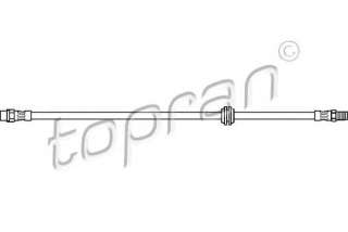 Przewód hamulcowy elastyczny TOPRAN 500 201