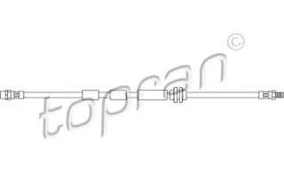 Przewód hamulcowy elastyczny TOPRAN 501 127
