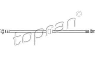 Przewód hamulcowy elastyczny TOPRAN 720 880