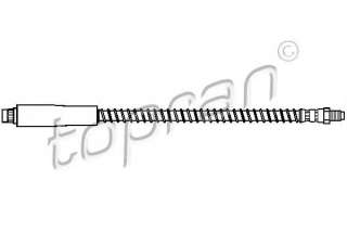 Przewód hamulcowy elastyczny TOPRAN 720 881