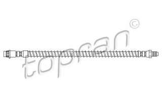 Przewód hamulcowy elastyczny TOPRAN 720 884