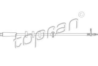 Przewód hamulcowy elastyczny TOPRAN 720 890