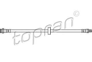 Przewód hamulcowy elastyczny TOPRAN 720 913