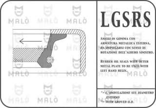 Uszczelniacz wałka manualnej skrzyni biegów MALO 13363RSAC
