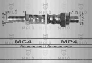 Przewód hamulcowy elastyczny MALO 8025