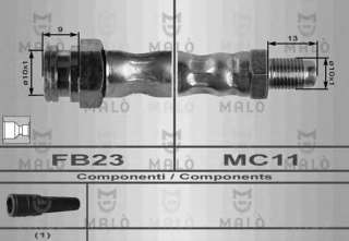 Przewód hamulcowy elastyczny MALO 8390