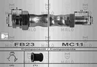 Przewód hamulcowy elastyczny MALO 8405