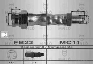 Przewód hamulcowy elastyczny MALO 8413
