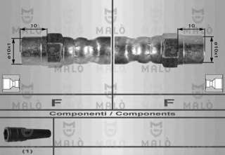 Przewód hamulcowy elastyczny MALO 8423