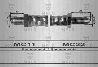 Przewód hamulcowy elastyczny MALO 8525