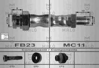 Przewód hamulcowy elastyczny MALO 8560