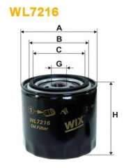 Filtr oleju WIX FILTERS WL7216