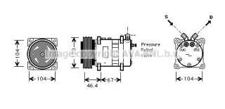 Kompresor klimatyzacji PRASCO CNK210