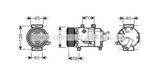 Kompresor klimatyzacji PRASCO CNK256
