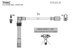 Zestaw przewodów zapłonowych TESLA T594C