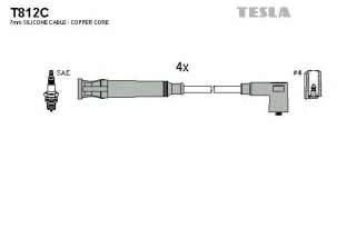 Zestaw przewodów zapłonowych TESLA T812C