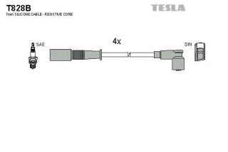 Zestaw przewodów zapłonowych TESLA T828B