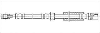 Przewód hamulcowy elastyczny WOKING G1904.35