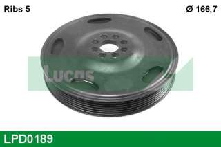 Koło pasowe wału korbowego LUCAS ENGINE DRIVE LPD0189