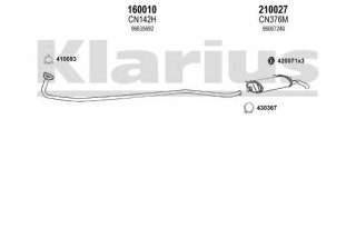 Układ wydechowy KLARIUS 180351E