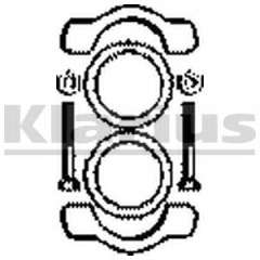 Zestaw montażowy układu wydechowego KLARIUS 401134