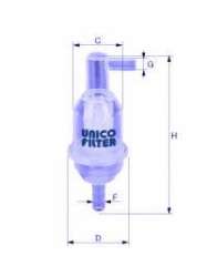 Filtr paliwa UNICO FILTER FI 3105/5