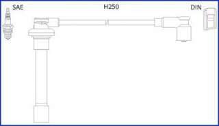 Zestaw przewodów zapłonowych HÜCO 134520
