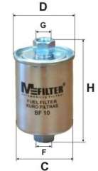 Filtr paliwa MFILTER BF 10
