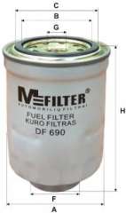 Filtr paliwa MFILTER DF 690