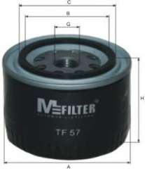 Filtr oleju MFILTER TF 57