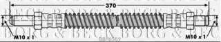 Przewód hamulcowy elastyczny BORG & BECK BBH6569