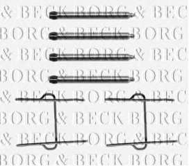 Zestaw montażowy klocków hamulcowych BORG & BECK BBK1015