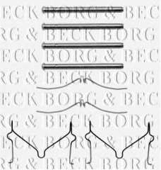 Zestaw montażowy klocków hamulcowych BORG & BECK BBK1082