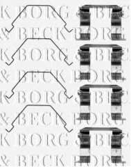 Zestaw montażowy klocków hamulcowych BORG & BECK BBK1083