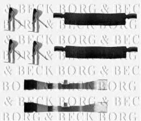 Zestaw montażowy klocków hamulcowych BORG & BECK BBK1101