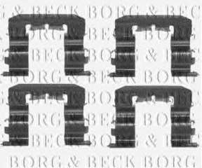 Zestaw montażowy klocków hamulcowych BORG & BECK BBK1108