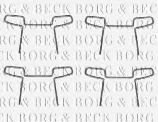 Zestaw montażowy klocków hamulcowych BORG & BECK BBK1113