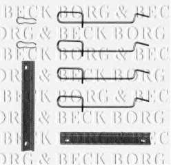 Zestaw montażowy klocków hamulcowych BORG & BECK BBK1124