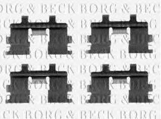 Zestaw montażowy klocków hamulcowych BORG & BECK BBK1142