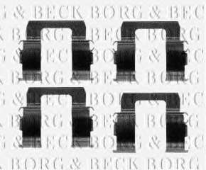Zestaw montażowy klocków hamulcowych BORG & BECK BBK1147
