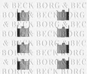 Zestaw montażowy klocków hamulcowych BORG & BECK BBK1157