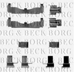Zestaw montażowy klocków hamulcowych BORG & BECK BBK1159