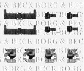 Zestaw montażowy klocków hamulcowych BORG & BECK BBK1169