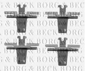 Zestaw montażowy klocków hamulcowych BORG & BECK BBK1183